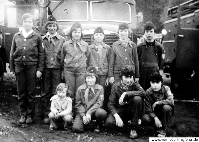 Arbeitsgemeinschaft „Junge Brandschutzhelfer“ 1975
